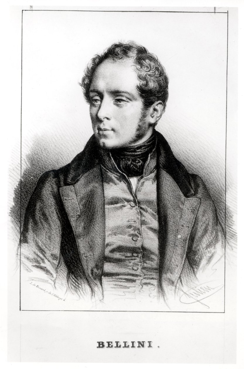 Vincenzo Bellinin (1801-35) muotokuva tekijältä Robert Benard