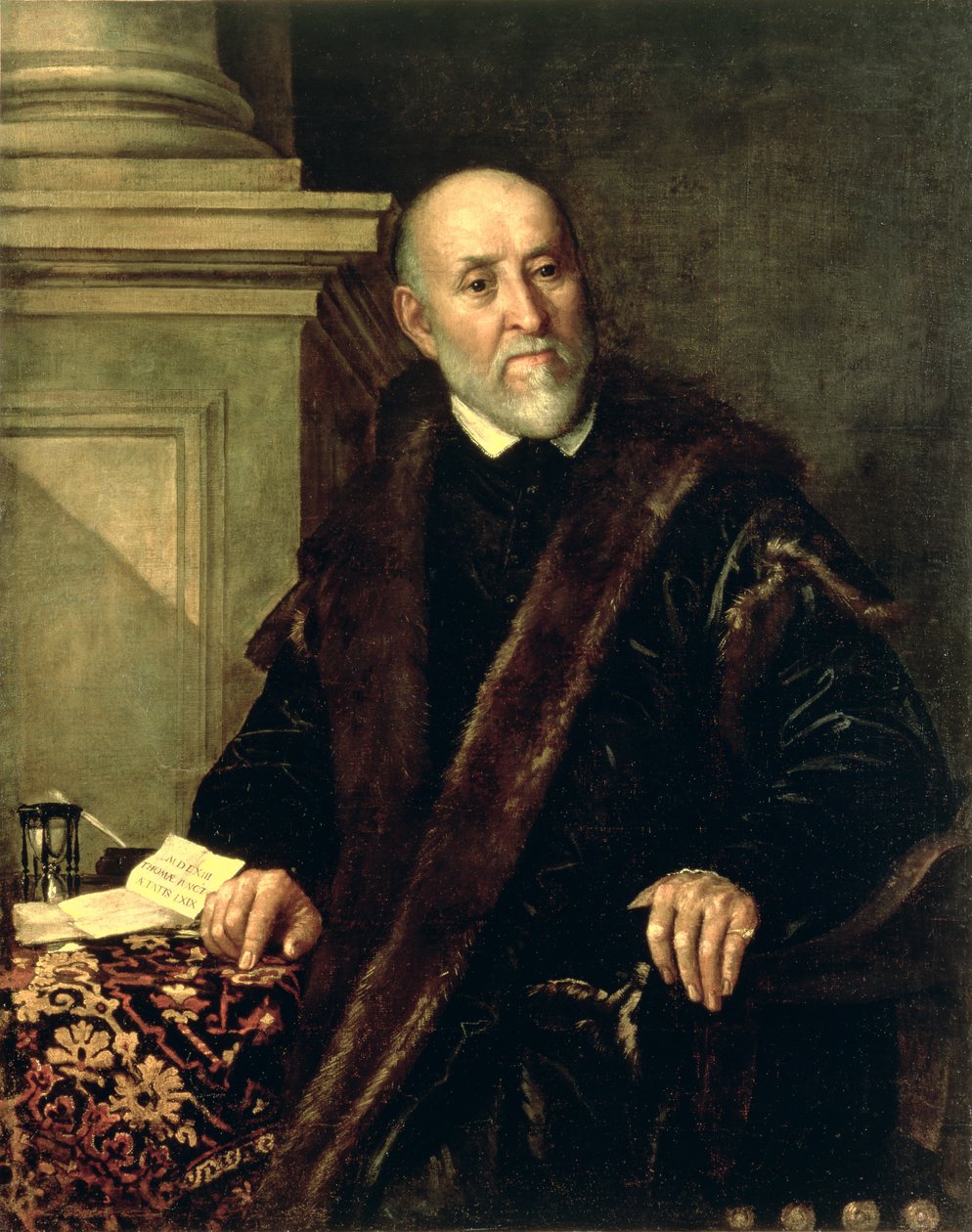 Tommaso Giuntan (1494-1566) muotokuva, 1563 tekijältä Benedetto Caliari