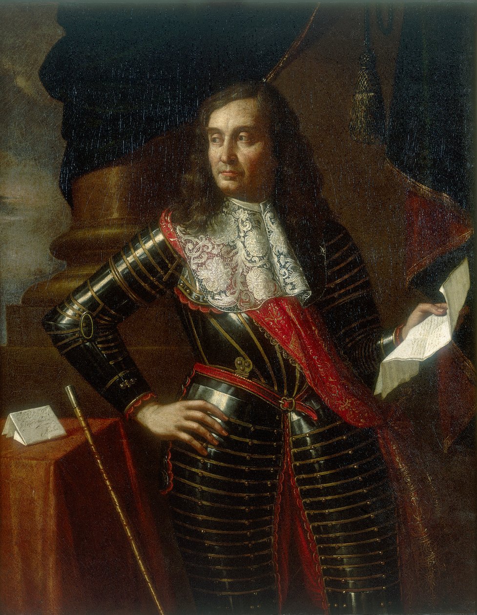 Novellaran kreivin Alfonso Gonzagan muotokuva tekijältä Benedetto and Cesare 1637 88 Gennari