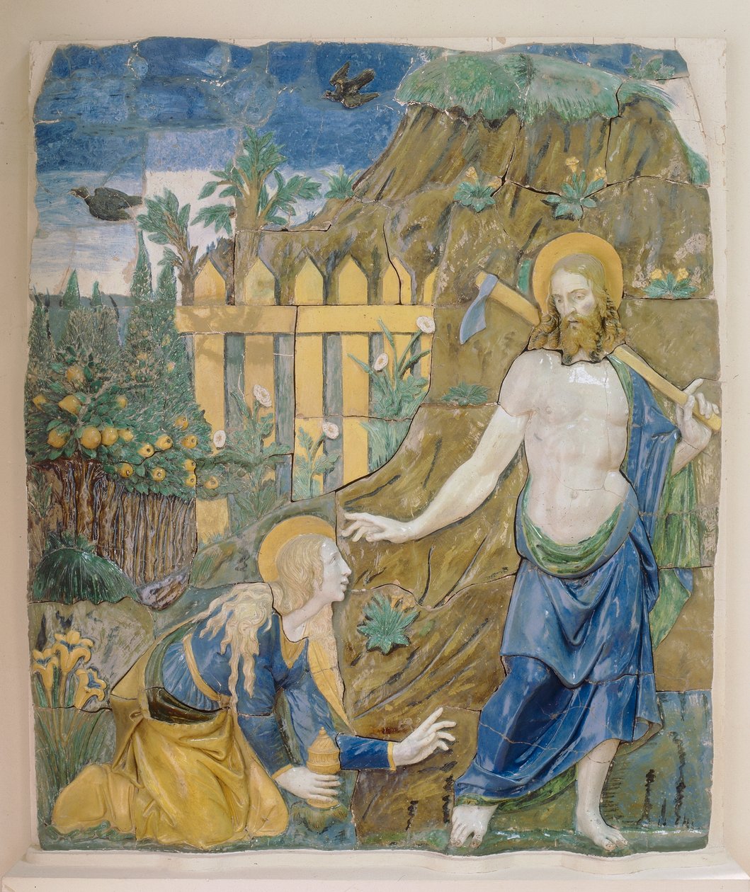 Noli me tangere (terrakotta) tekijältä Benedetto workshop of Buglioni