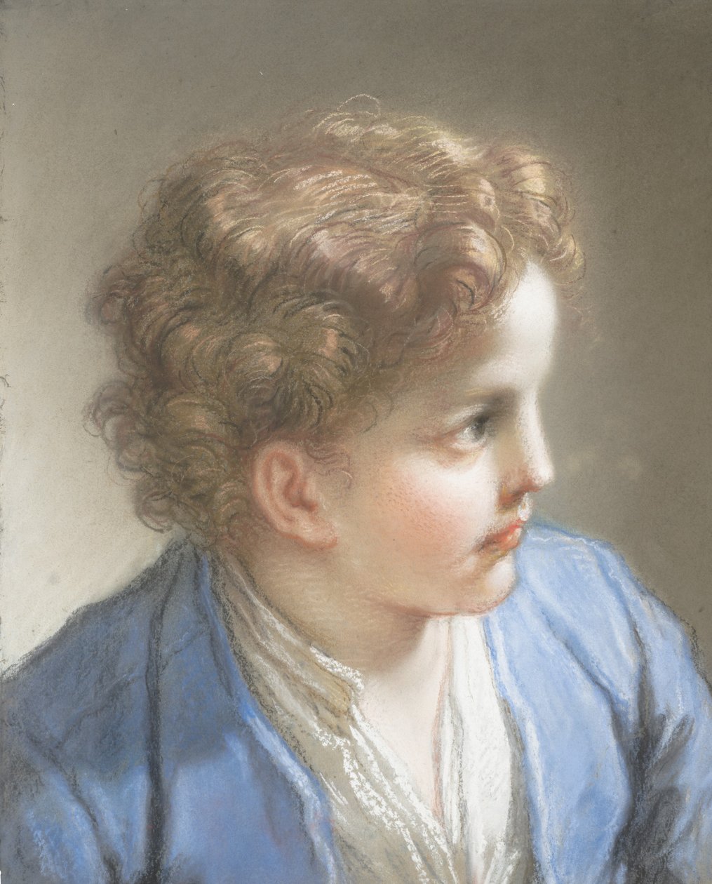 Tutkimus pojasta sinisessä takissa, 1717. tekijältä Benedetto Luti
