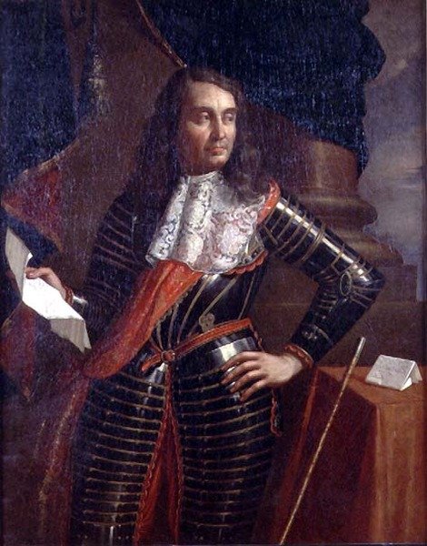 Kreivi Alfonso di Novellaran muotokuva, 1666 (78358 pari) tekijältä Benedetto and Cesare 1637 88 Gennari