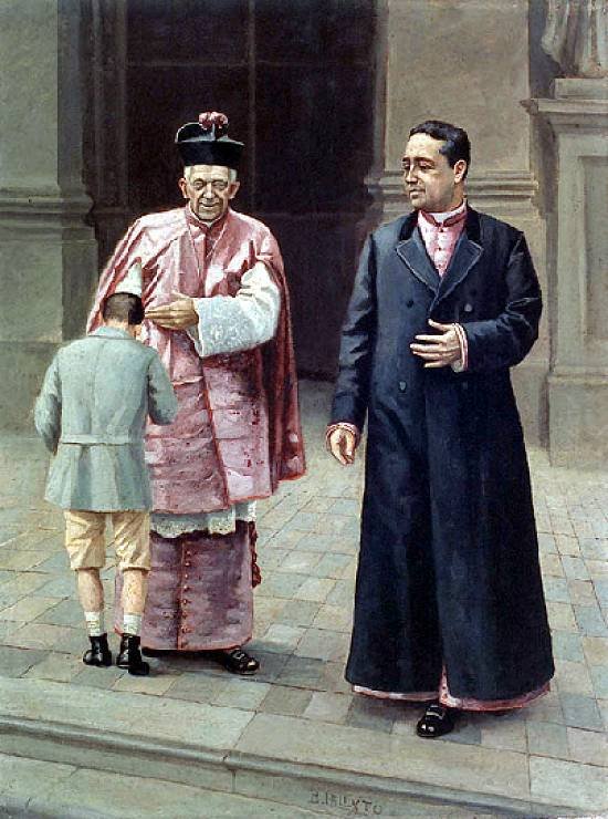 Padre Chico ja Monsenhor Benedito Alves de Souzn tekijältä Benedito Calixto