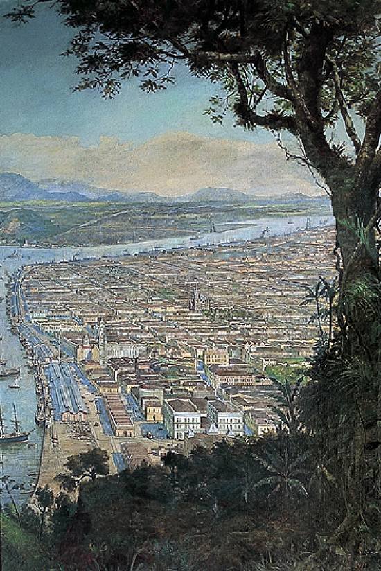 Porto de Santos vuonna 1922n tekijältä Benedito Calixto