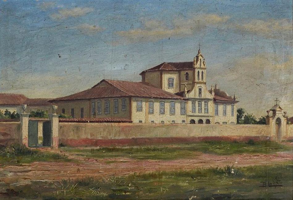 Recolhimento de Nossa Senhora da Luz em Sao Paulo - 1860n tekijältä Benedito Calixto