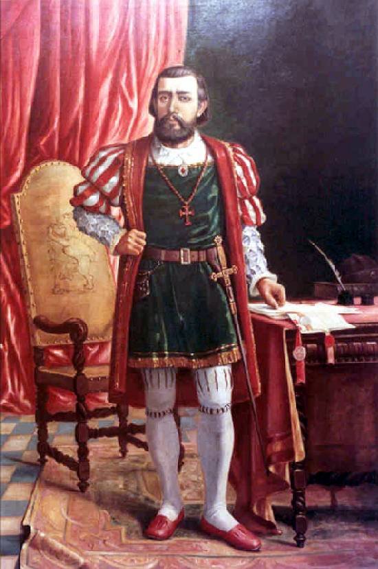 Retrato de Martim Afonso de Souzan tekijältä Benedito Calixto