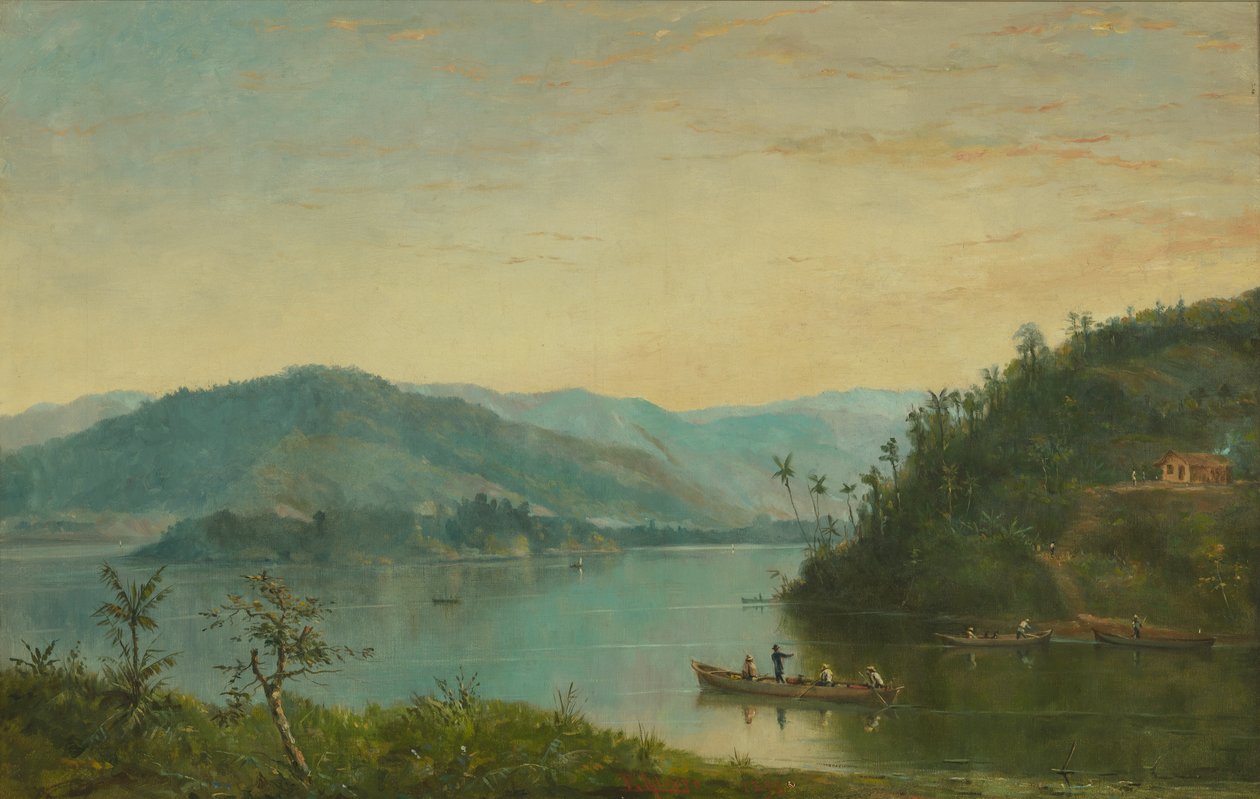 Benedito Calixto - Itanhaém-joki, SP, 1896 tekijältä Benedito Calixto