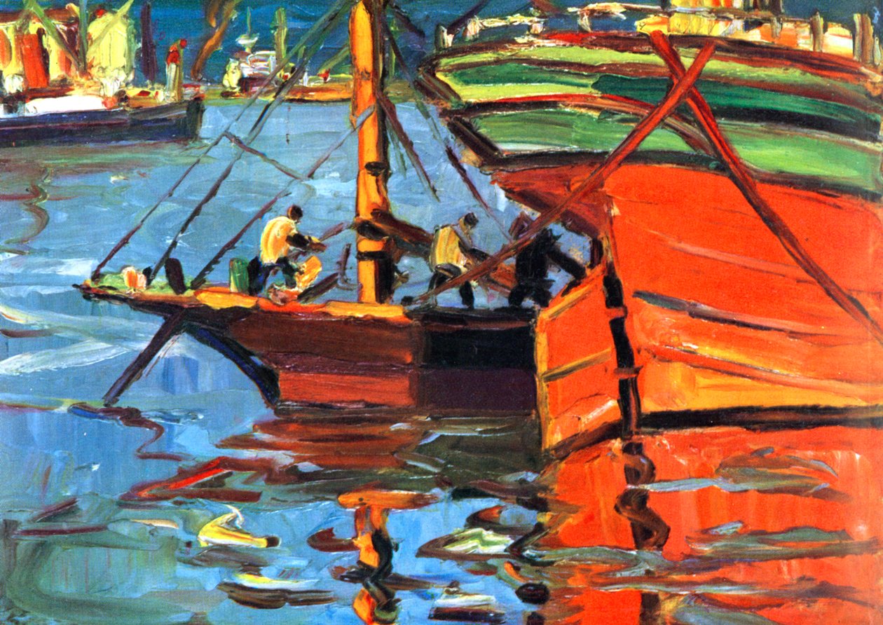 "Aurinkoinen päivä Buenos Airesissa", 1930. tekijältä Benito Quinquela Martin