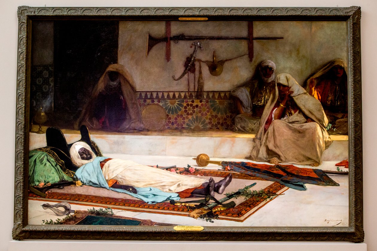 Hautajaispäivä, Marokko, 1889 tekijältä Benjamin 1845 1902 Constant
