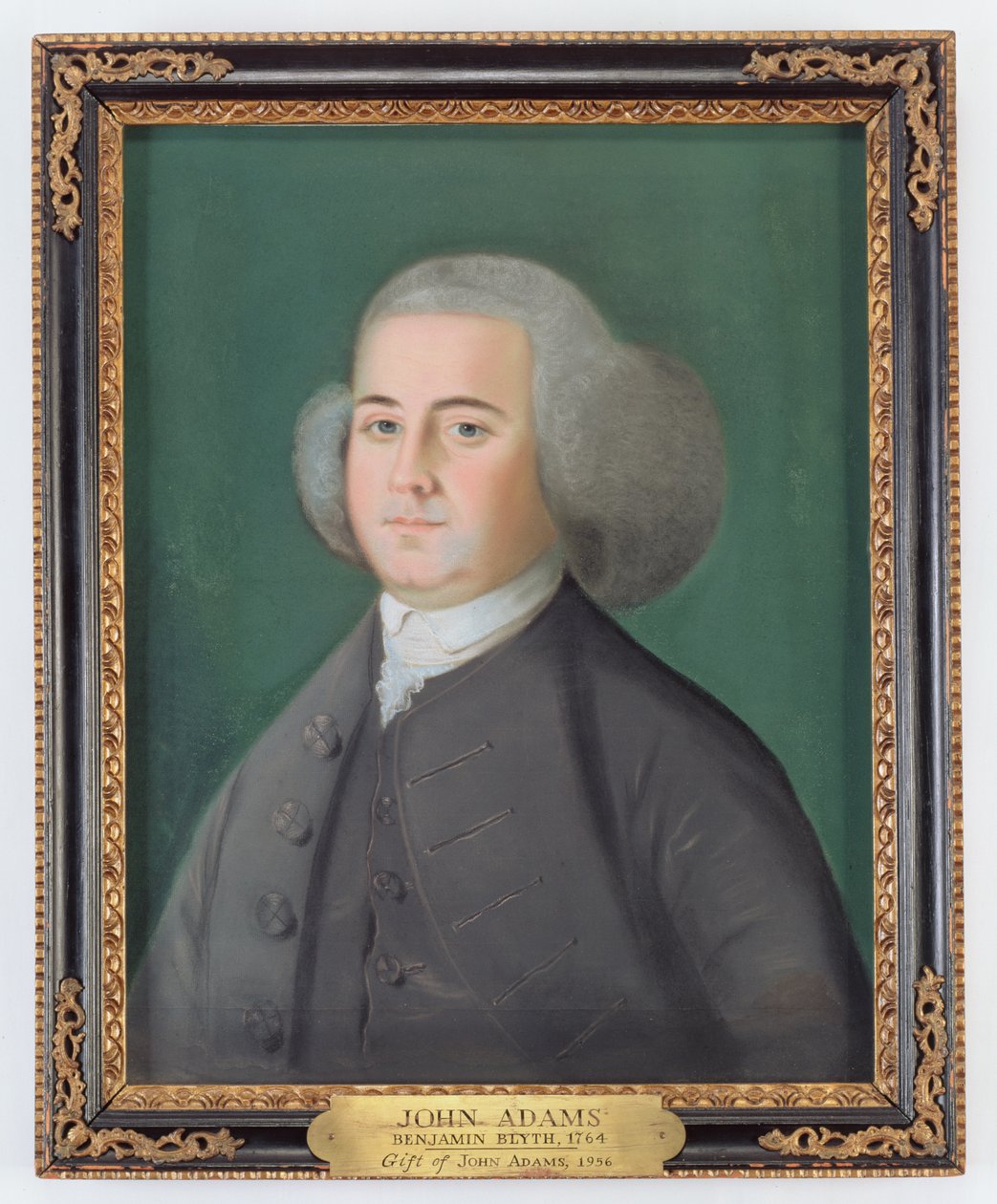 John Adams, n. 1766 (pastelli paperille) tekijältä Benjamin Blyth