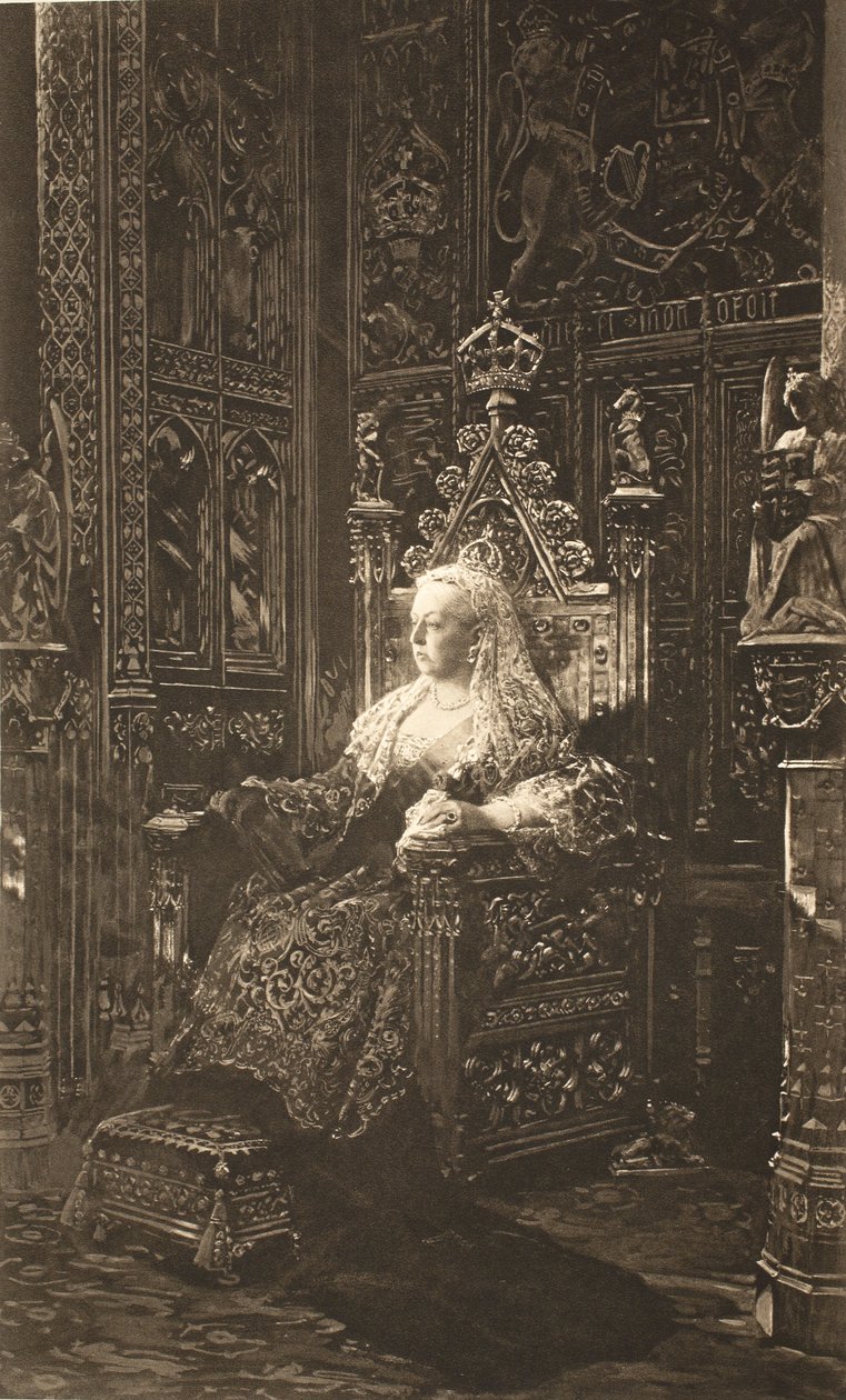Queen Victoria, The Illustrated London News, 1901 tekijältä Jean Joseph Benjamin Constant