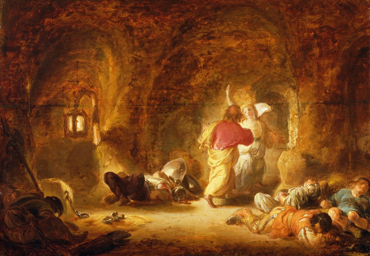 Pyhän Pietarin vapautuminen tekijältä Benjamin Gerritsz. Cuyp