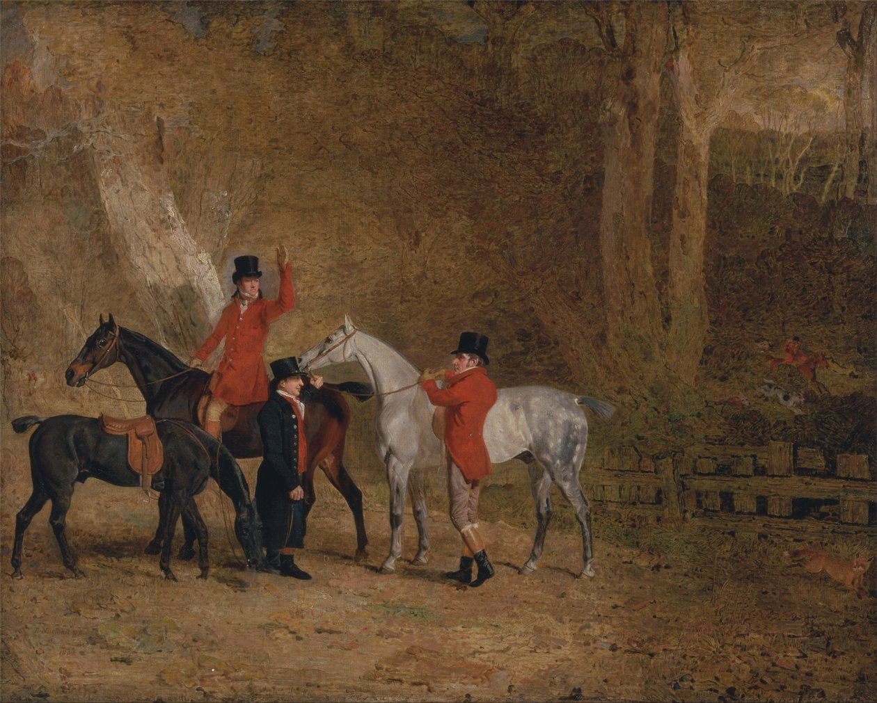 Foxhunting -kohtaus tekijältä Benjamin Marshall