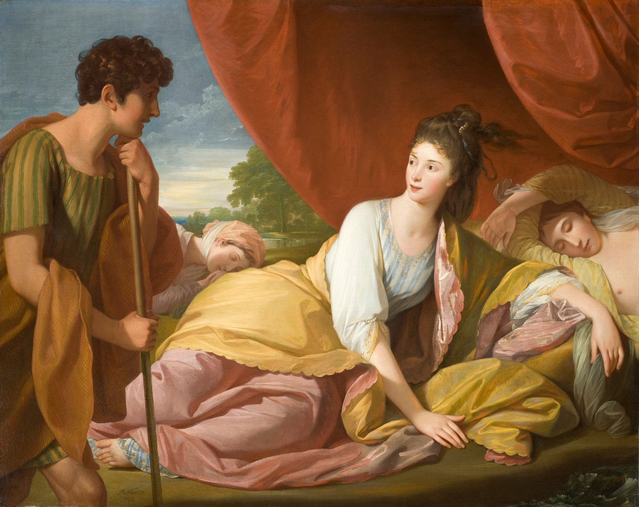 Cymon ja Iphigenia tekijältä Benjamin West