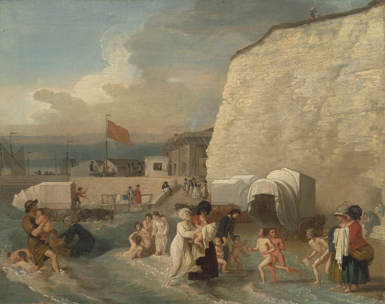 Uimapaikka Ramsgatessa tekijältä Benjamin West