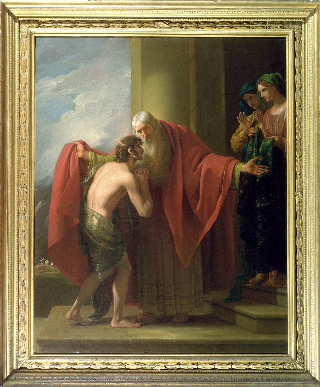 Tuhlaajapojan paluu, 1772 tekijältä Benjamin West