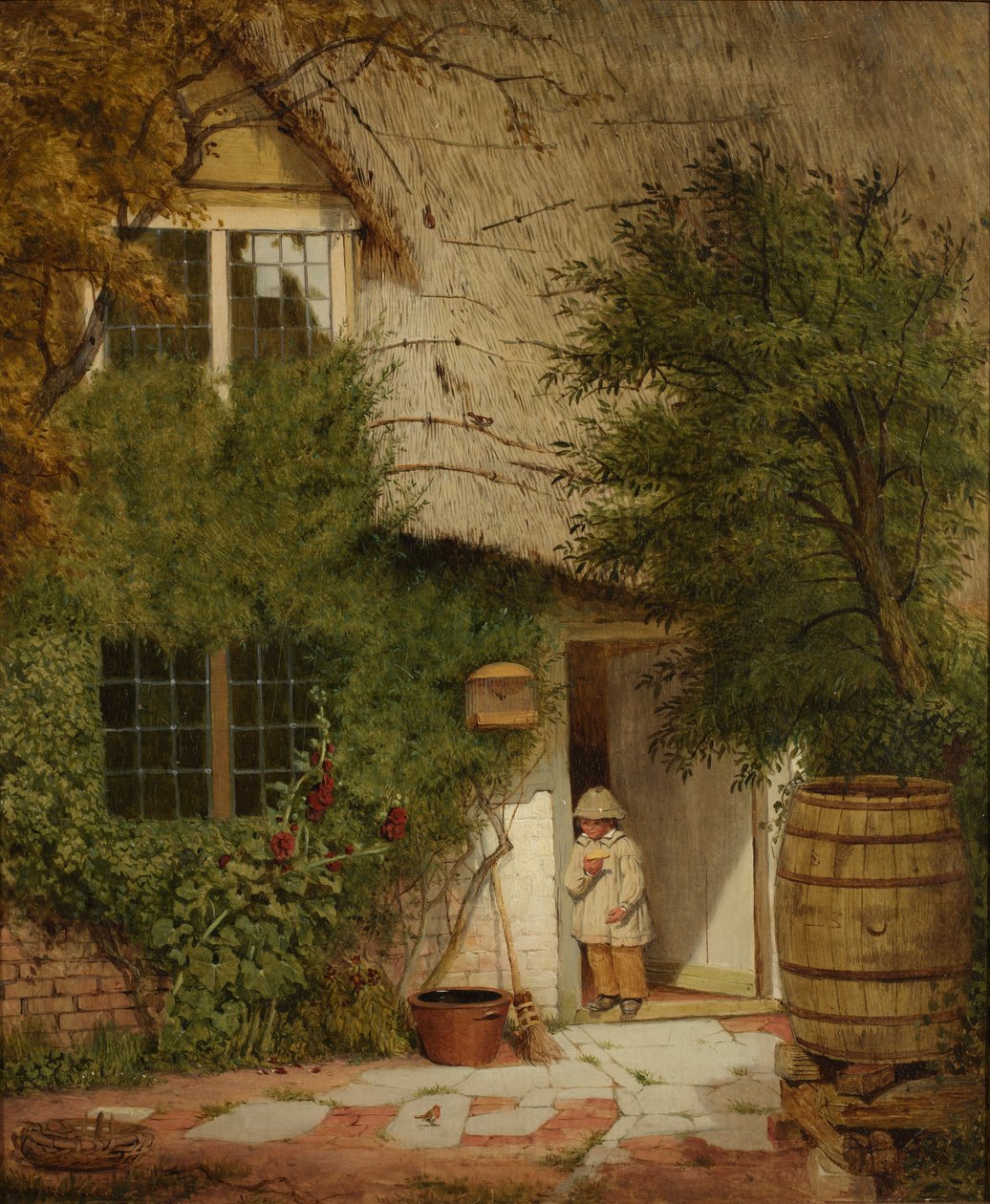 Ystävällinen robin, 1856 tekijältä Benjamin Williams Leader
