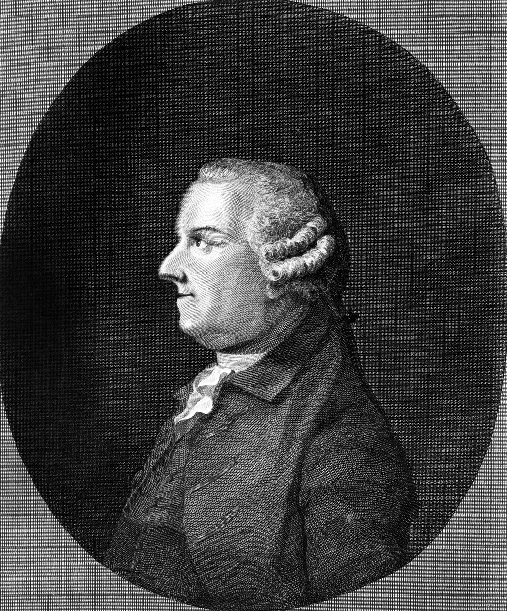 Thomas Gray, printti R. Pollard, n. 1800 tekijältä Benjamin Wilson