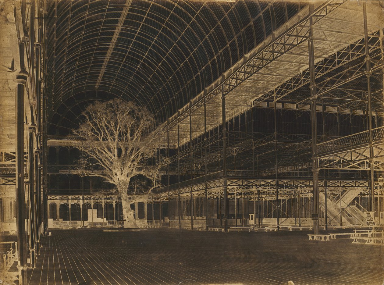 Crystal Palace, Hyde Park, Transept, 1852. tekijältä Benjamin Brecknell Turner