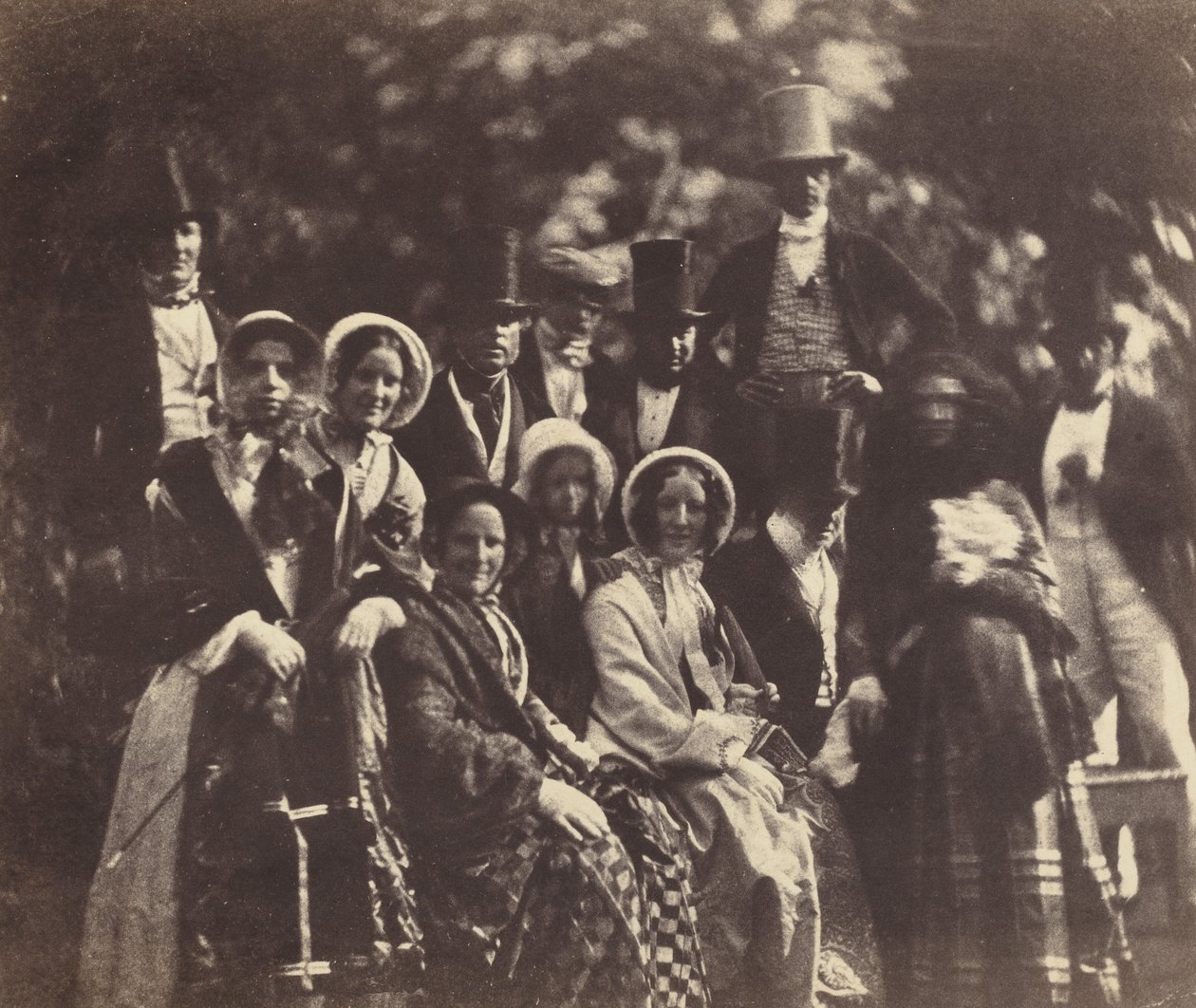 Wedding Group,c. 1852 tai 1853 (kuva) tekijältä Benjamin Brecknell Turner