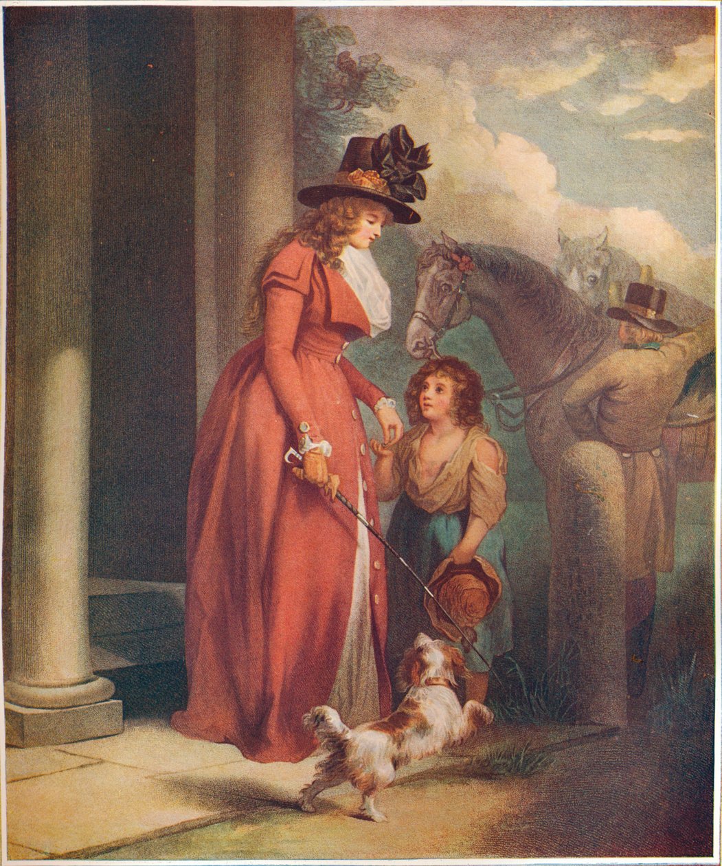 "Squiren ovi", 1790 tekijältä Benjamin Duterrau