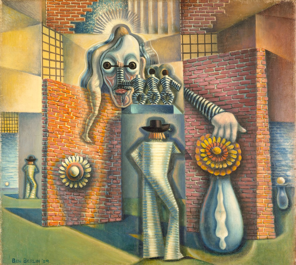 Nimetön (surrealistinen abstraktio), 1939 tekijältä Benjamin F. Berlin