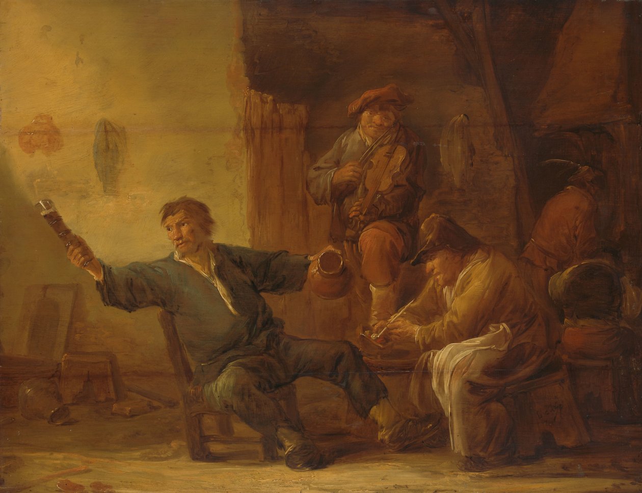 Talonpoikaismajan sisustus tekijältä Benjamin Gerritsz Cuyp