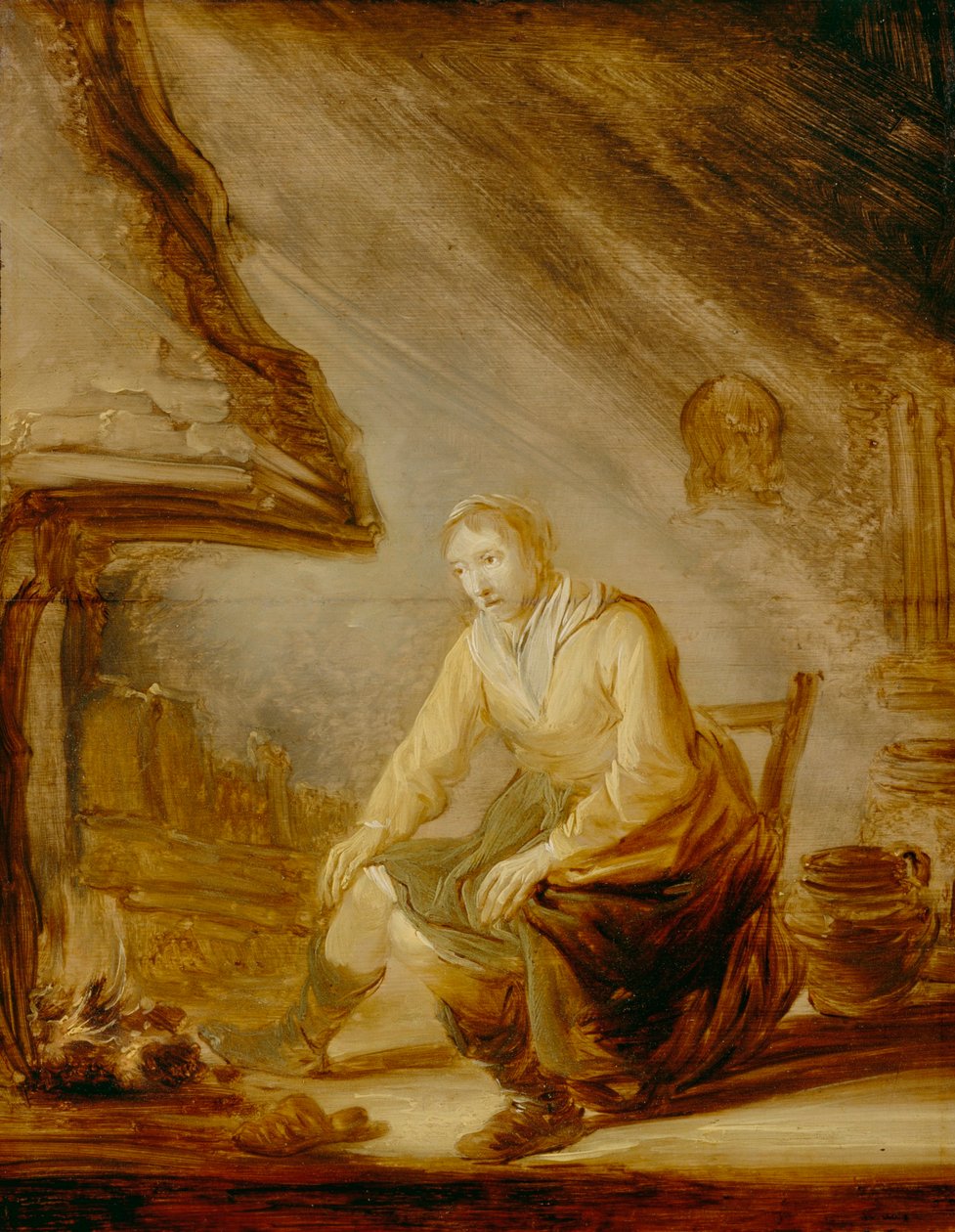 Nainen ennen tulipaloa tekijältä Benjamin Gerritsz Cuyp