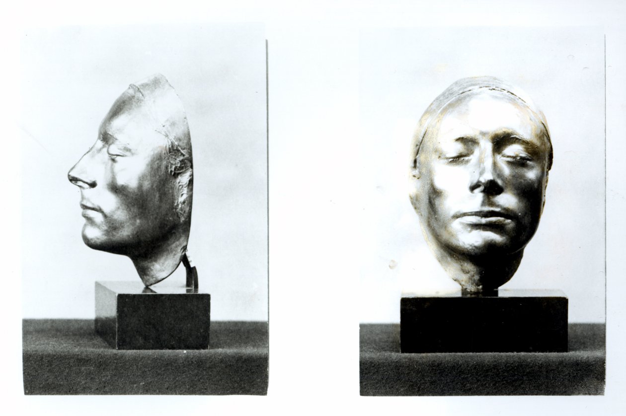 John Keatsin (1795-1821) pelastusnaamio (elektrotyyppi) tekijältä Benjamin Haydon