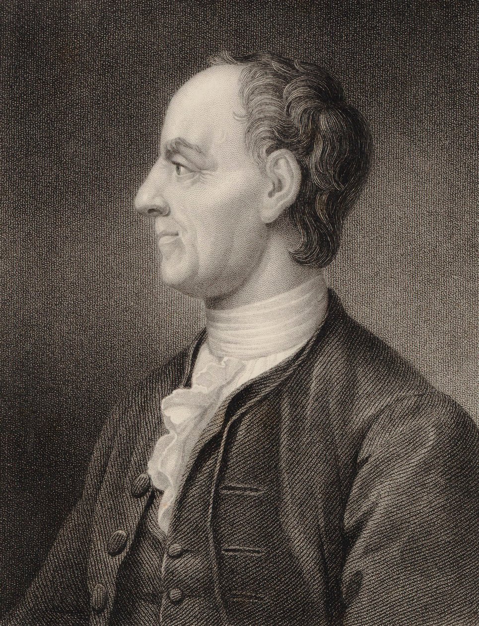Matemaatikko Leonhard Eulerin muotokuva 1707-1783, 1850. tekijältä Benjamin Holl