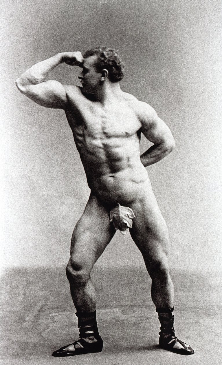 Saksalainen kehonrakentaja Eugen Sandow tekijältä Benjamin J. Falk