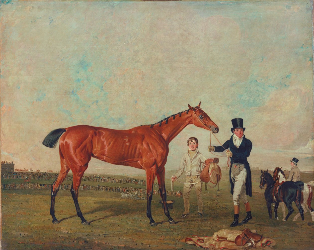 Shoveller hallussa hänen kouluttaja Chifney, 1819 tekijältä Benjamin Marshall