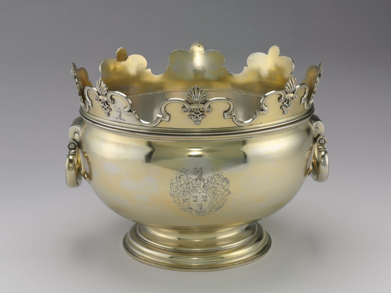 Monteith Punch Bowl, 1715-16 tekijältä Benjamin Pyne