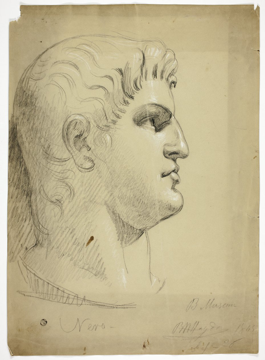 Neron johtaja British Museumissa tekijältä Benjamin Robert Haydon