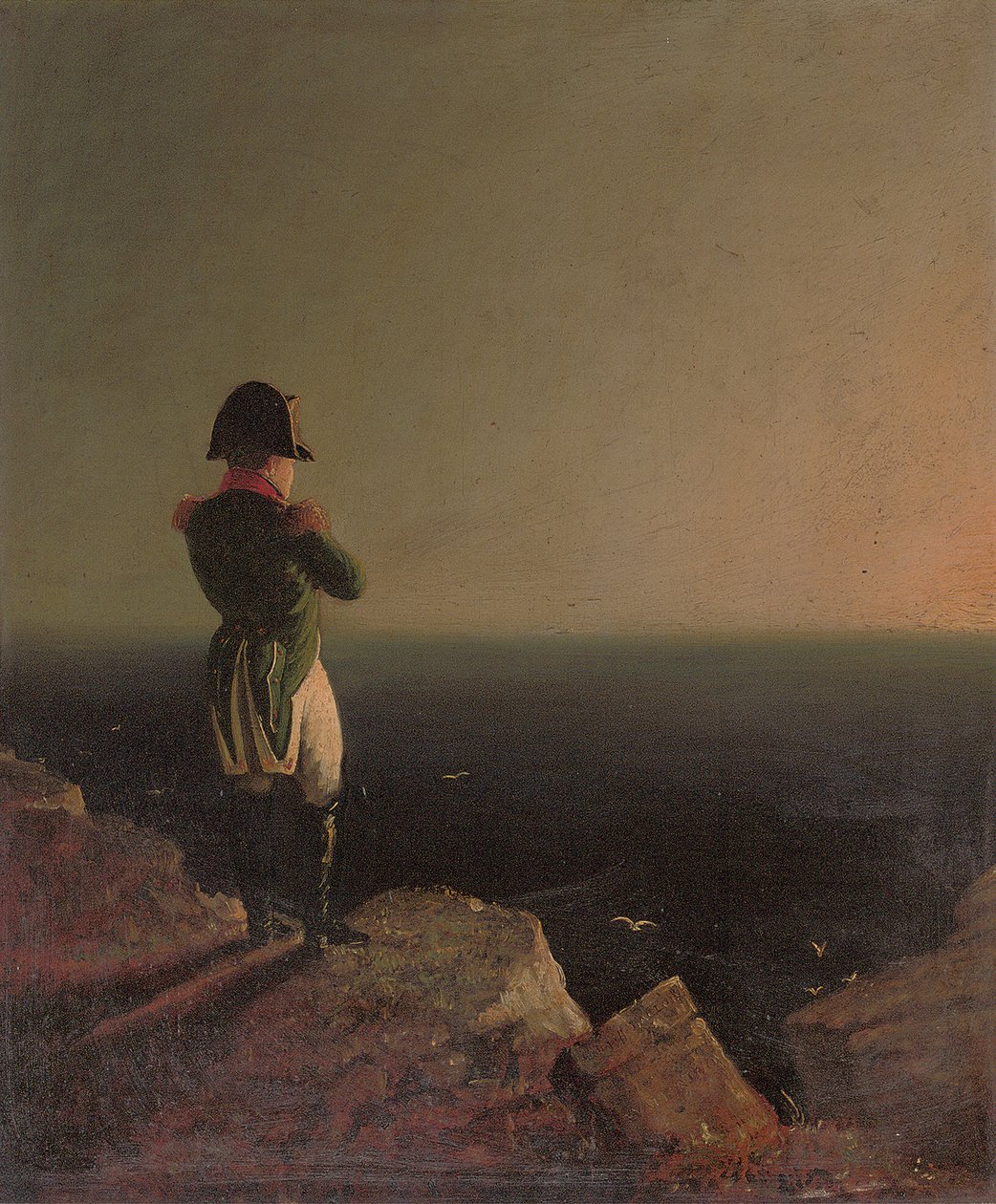 Napoleon Bonaparte pohtii St. Helenassa, 1841 tekijältä Benjamin Robert Haydon