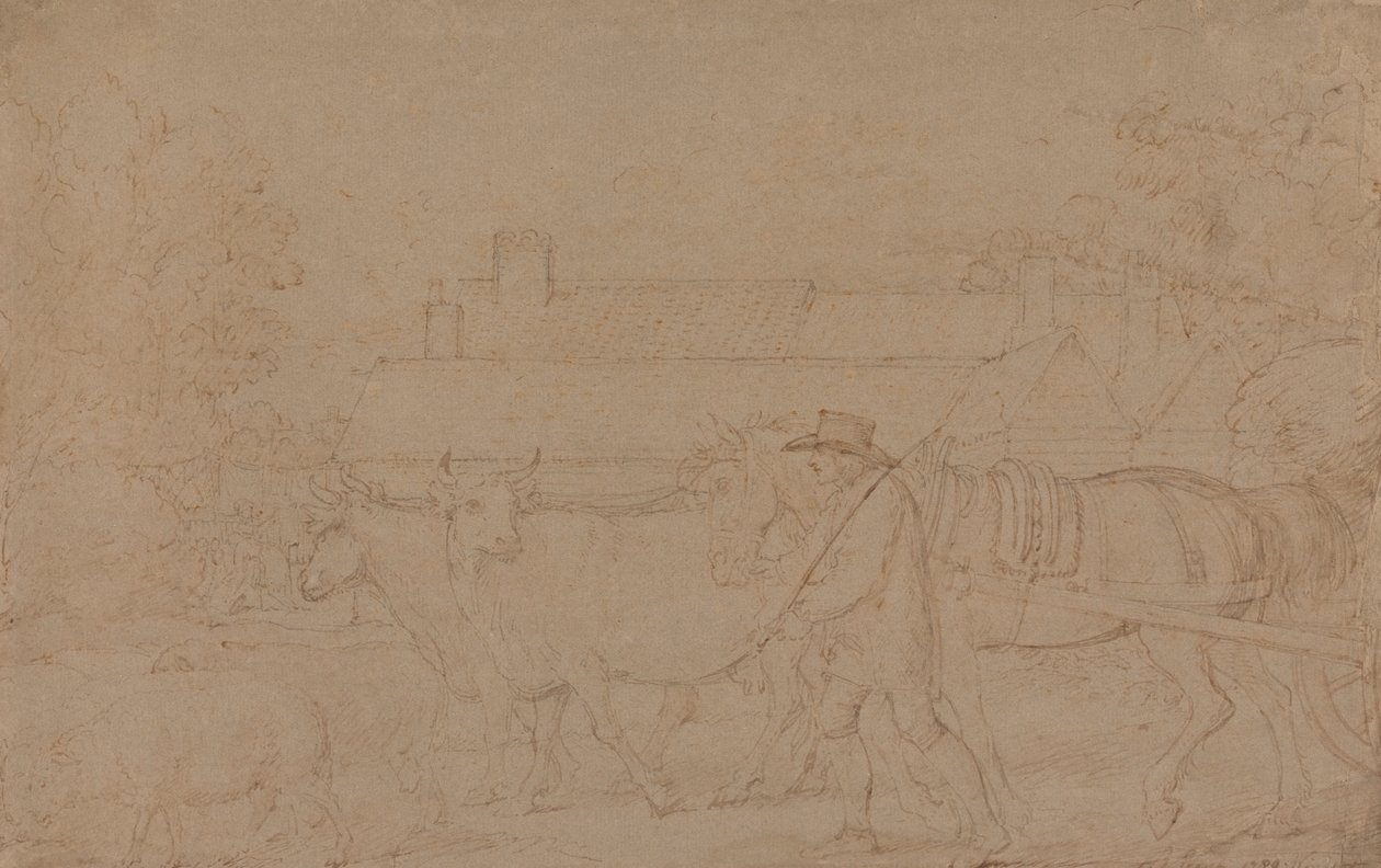 Uma fazenda perto de Windsor tekijältä Benjamin West