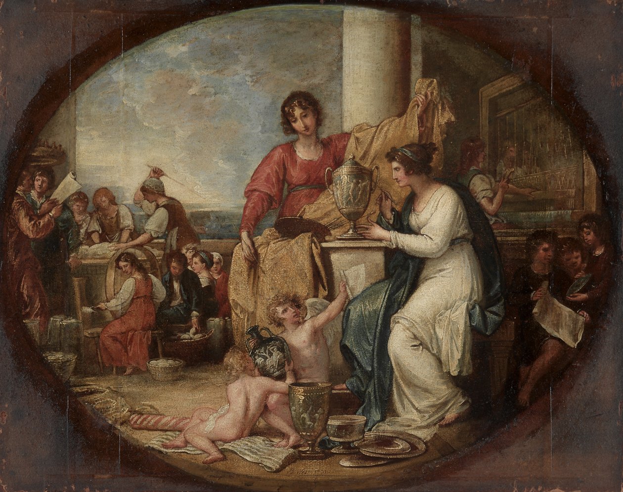 Luonnos tekijältä Benjamin West