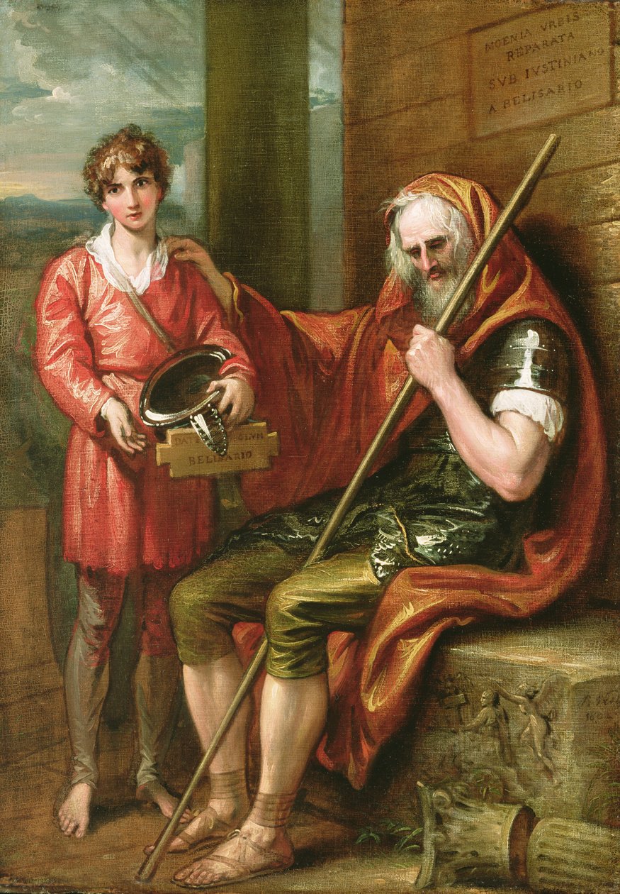 Huonekalut ja erilaiset esineet 1100- ja 1300-luvuilta tekijältä Benjamin West