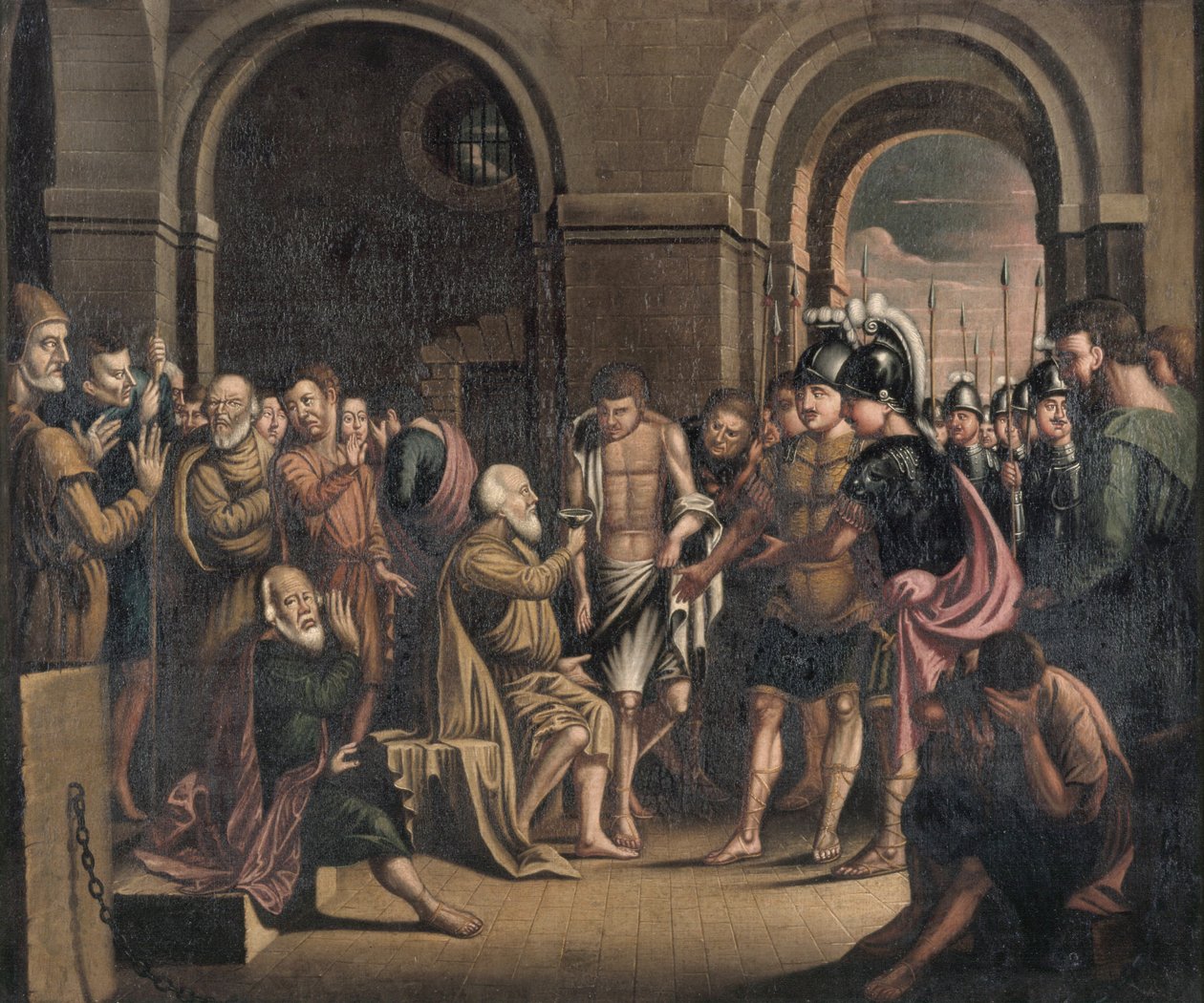 Sokrateen kuolema, 1756 tekijältä Benjamin West