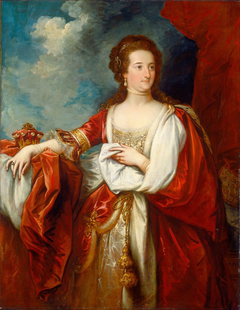 Elizabeth, Effinghamin kreivitär, n. 1797. tekijältä Benjamin West