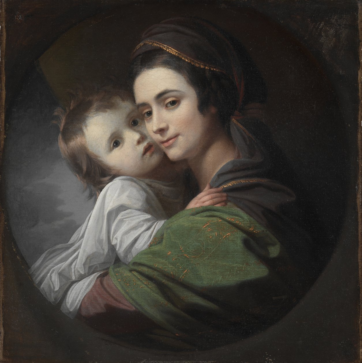 Elizabeth Shewell West ja hänen poikansa Raphael tekijältä Benjamin West