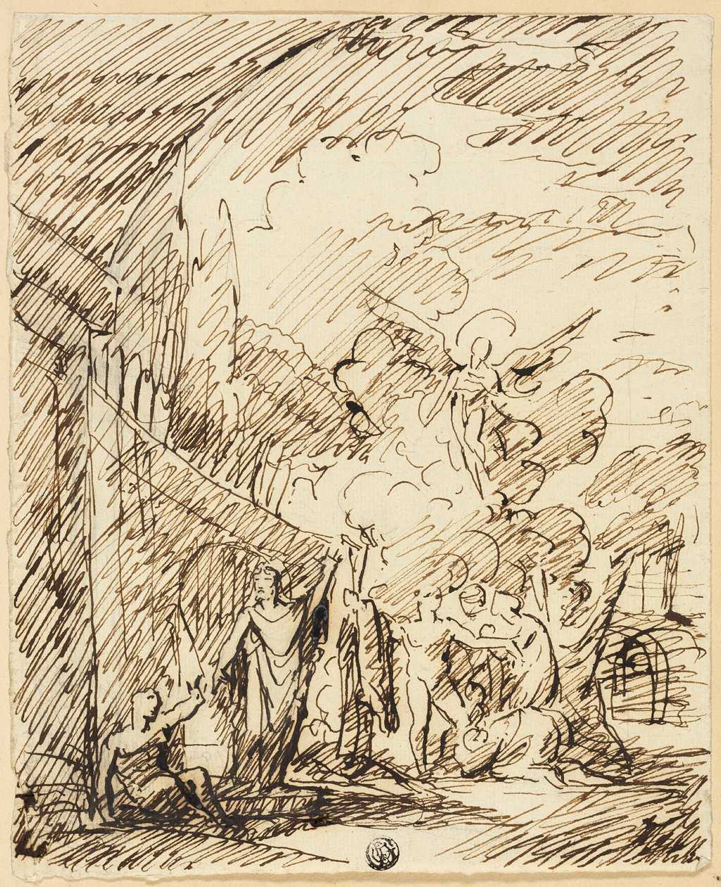 Figuurit maisemassa tekijältä Benjamin West