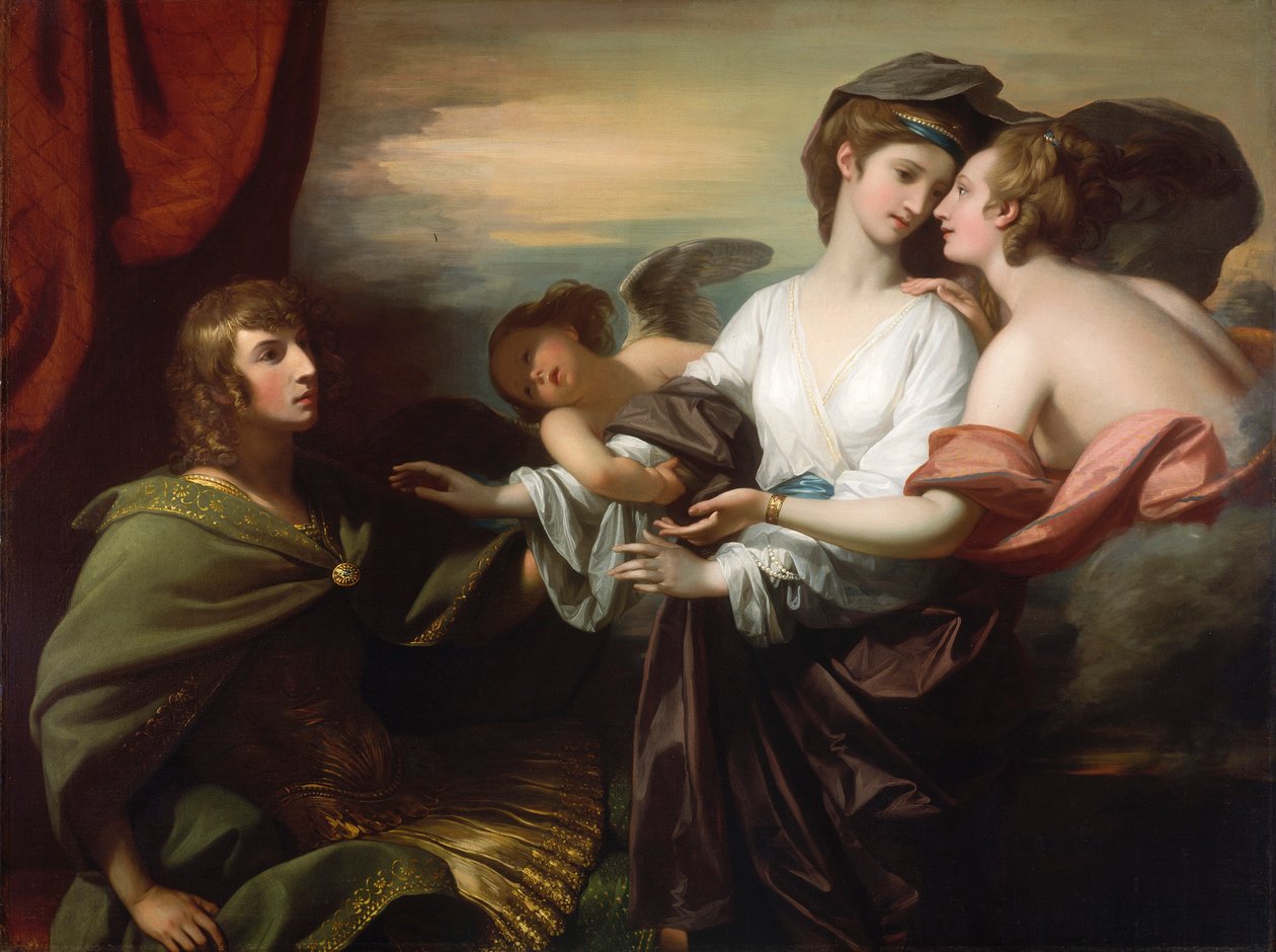 Helen tuotiin Pariisiin tekijältä Benjamin West