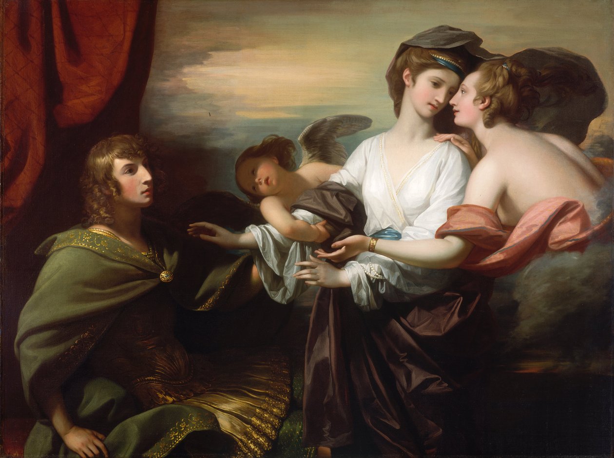 Helen tuotu Pariisiin, 1776 tekijältä Benjamin West