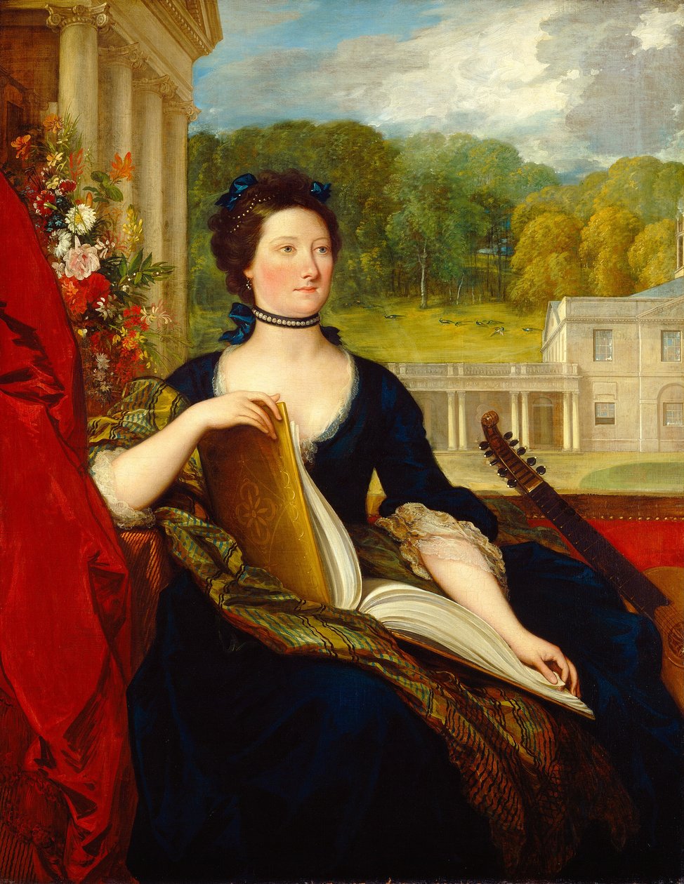 Maria Hamilton Beckford Rouva William Beckford, 1799. tekijältä Benjamin West