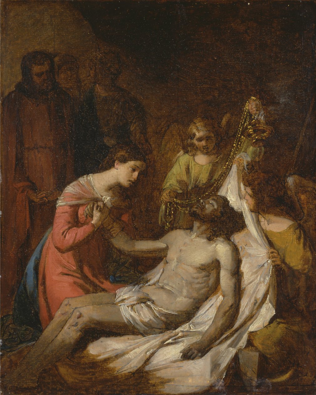 Tutkimus kuolleen Kristuksen valituslaulusta tekijältä Benjamin West