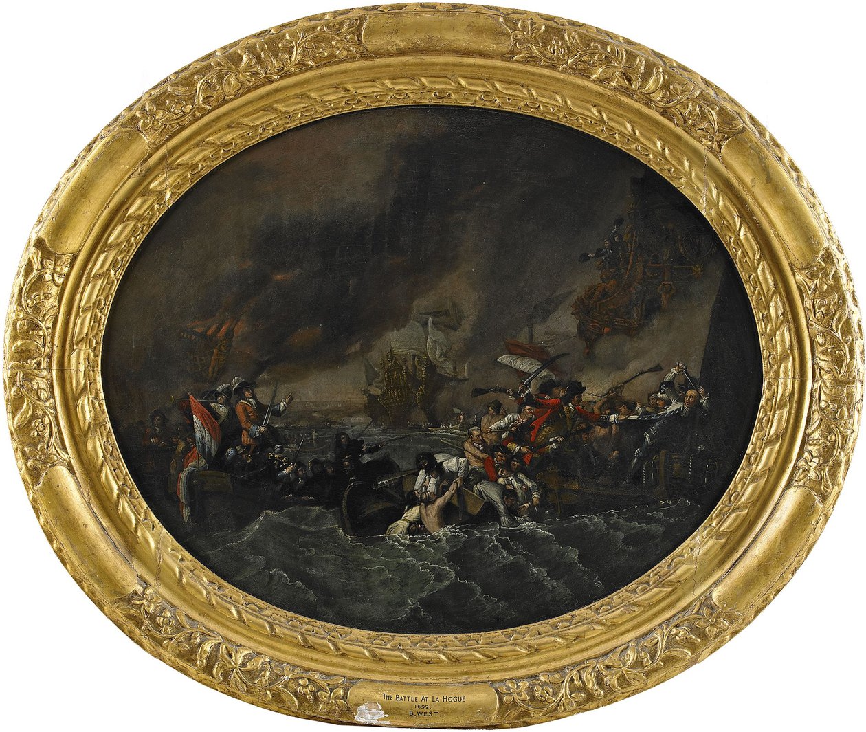 La Hoguen taistelu, 1820 tekijältä Benjamin West