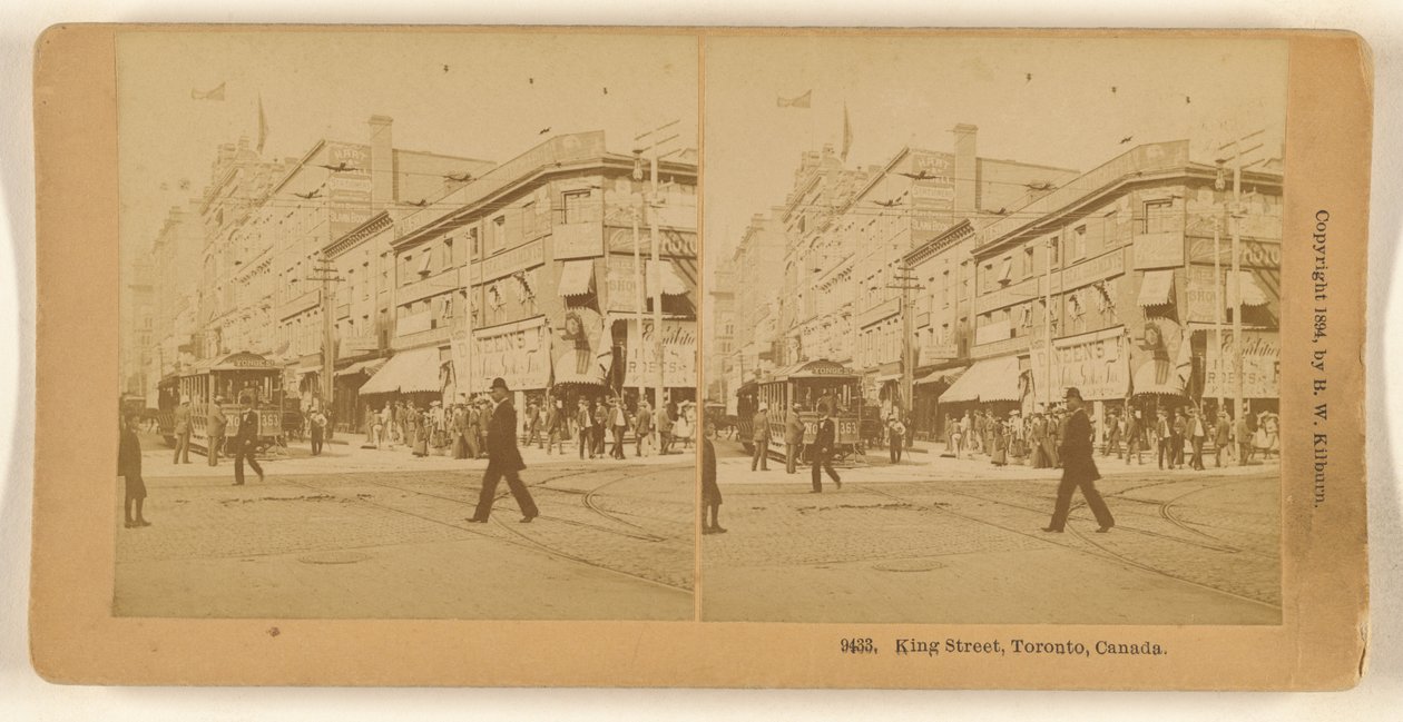King Street, Toronto, Kanada. tekijältä Benjamin West Kilburn