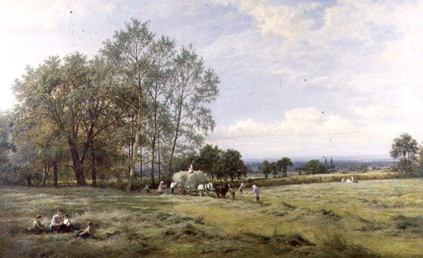 Englantilainen Hayfield tekijältä Benjamin Williams Leader