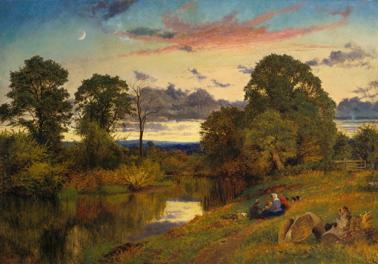 Auringonlasku tekijältä Benjamin Williams Leader